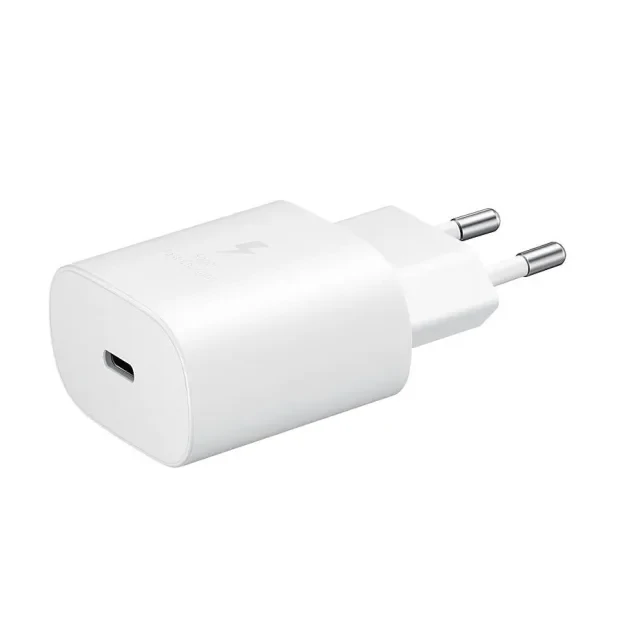 Incarcator Retea Samsung  USB C cu cablu USB C QC 3.0 25W Alb