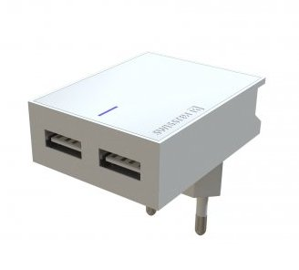 Incarcator Retea Swissten Smart IC 2xUSB 3A Alb thumb