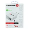 Incarcator Retea Swissten, Smart IC 4xUSB 5A Alb