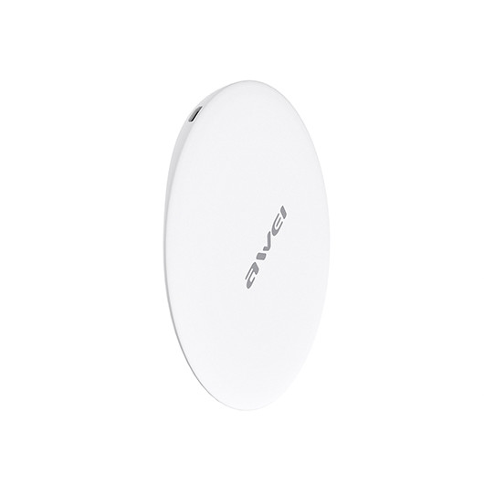 Incarcator Wireless Awei Ultra Thin 5W Alb thumb