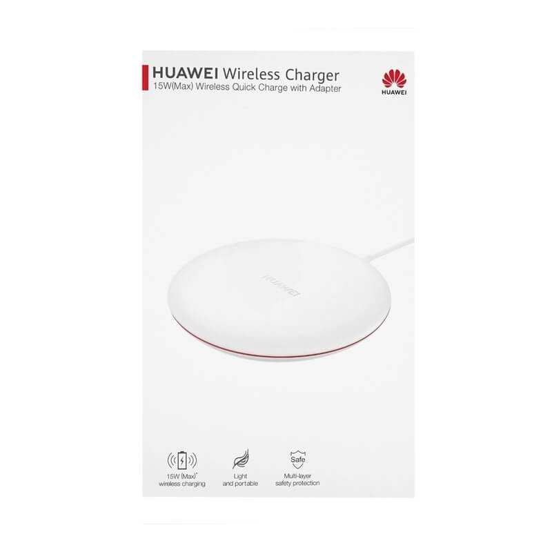 Incarcator Wireless cu adaptor Quick Charge Huawei Alb thumb