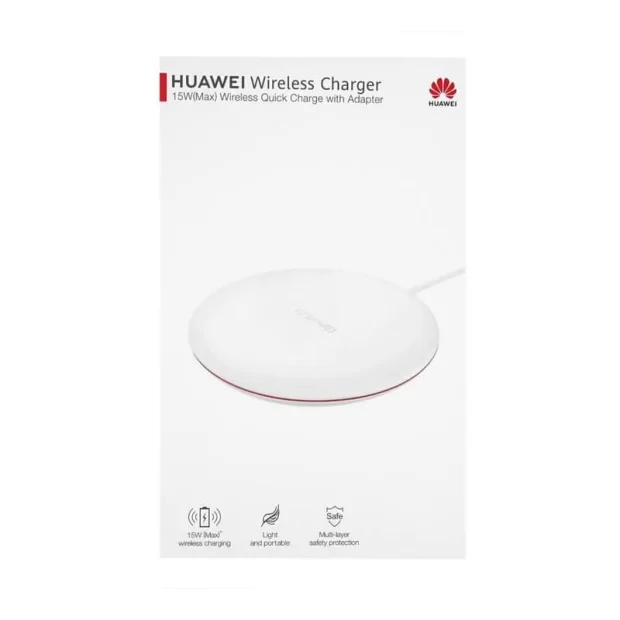 Incarcator Wireless cu adaptor Quick Charge Huawei Alb