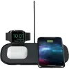 Incarcator Wireless Rapid 3in1 Mophie pentru iPhone, AppleWatch, Airpods, Negru