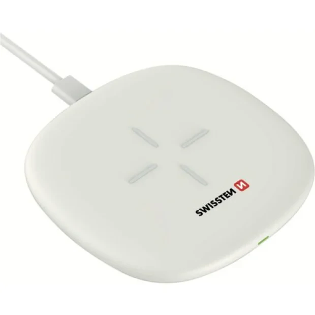 Incarcator Wireless Swissten 10W Alb