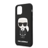 Karl Lagerfeld Iconic Silicone Cover pentru iPhone 11 Pro Negru