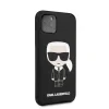 Karl Lagerfeld Iconic Silicone Cover pentru iPhone 11 Pro Negru