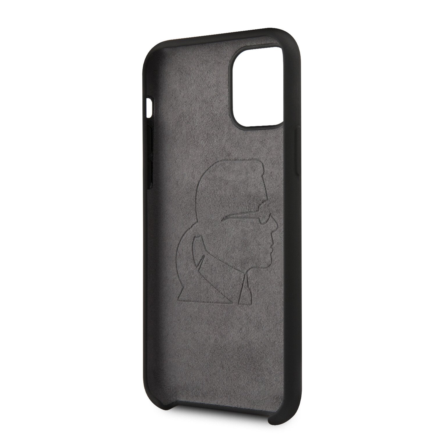 Karl Lagerfeld Iconic Silicone Cover pentru iPhone 11 Pro Negru thumb