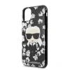 Karl Lagerfeld TPU Flower Cover pentru iPhone 11 Pro Max Negru