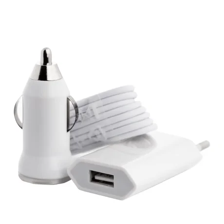 KIt incarcator auto/retea cu cablu Type C Ldnio