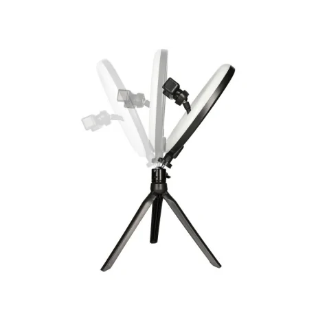 Kit Studio Ksix Trepied cu Lampa Led pentru Telefon Negru