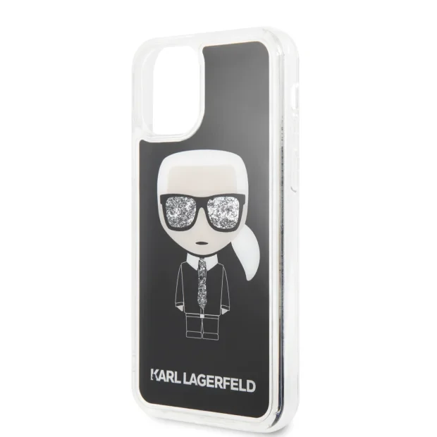 Husa Karl Lagerfeld Iconic Silicone Cover pentru iPhone 11 Pro Black