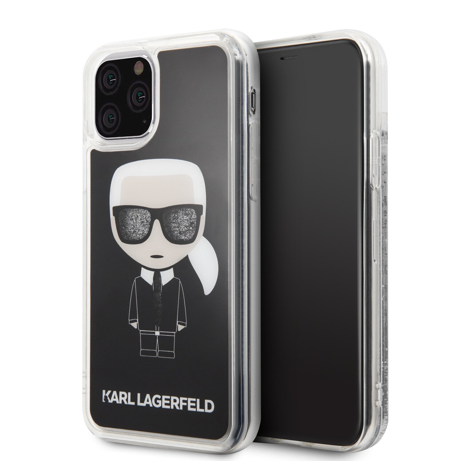 Husa Karl Lagerfeld Iconic Silicone Cover pentru iPhone 11 Pro Black thumb