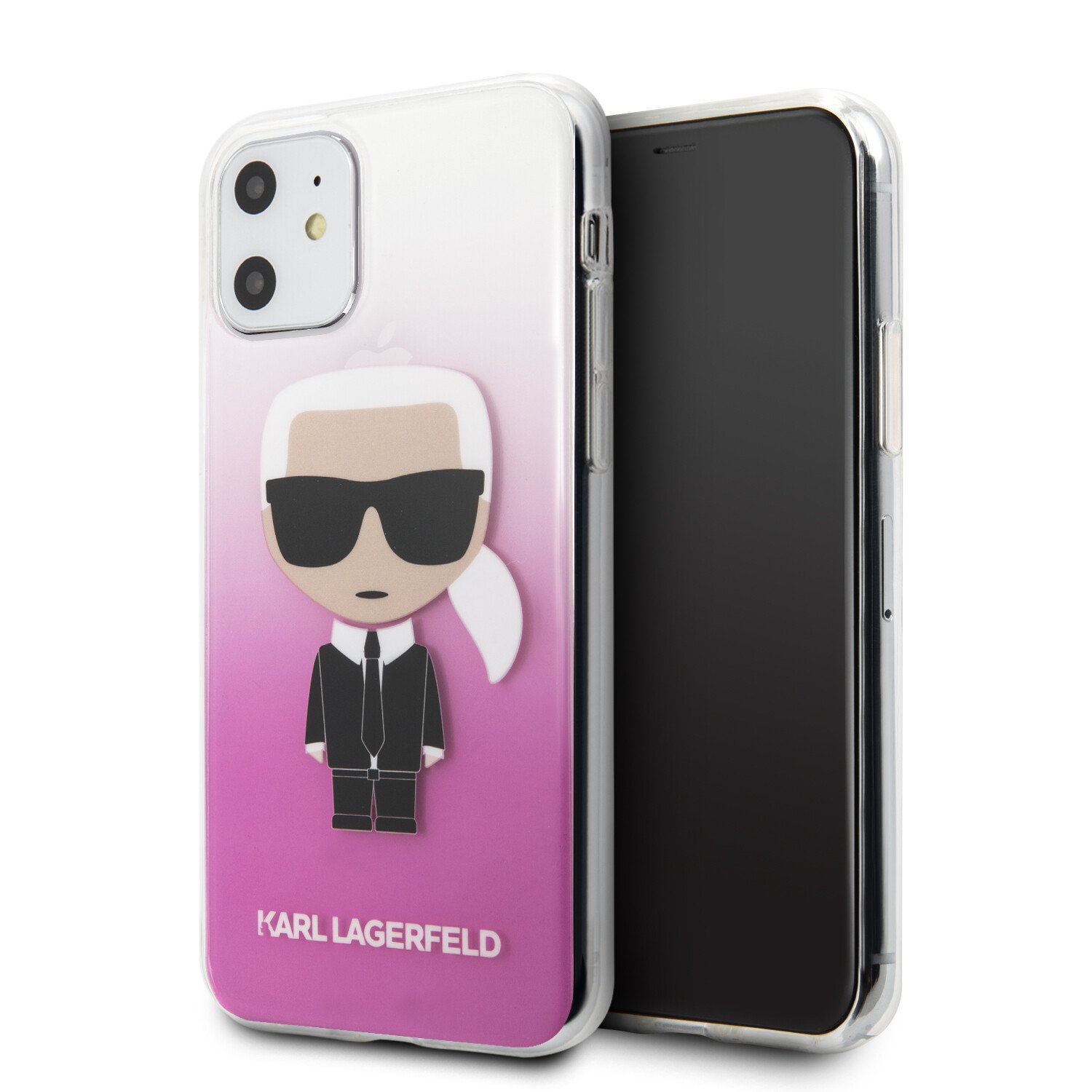 Husa Cover Karl Lagerfeld Ikonik Cover pentru iPhone 11 Pink thumb