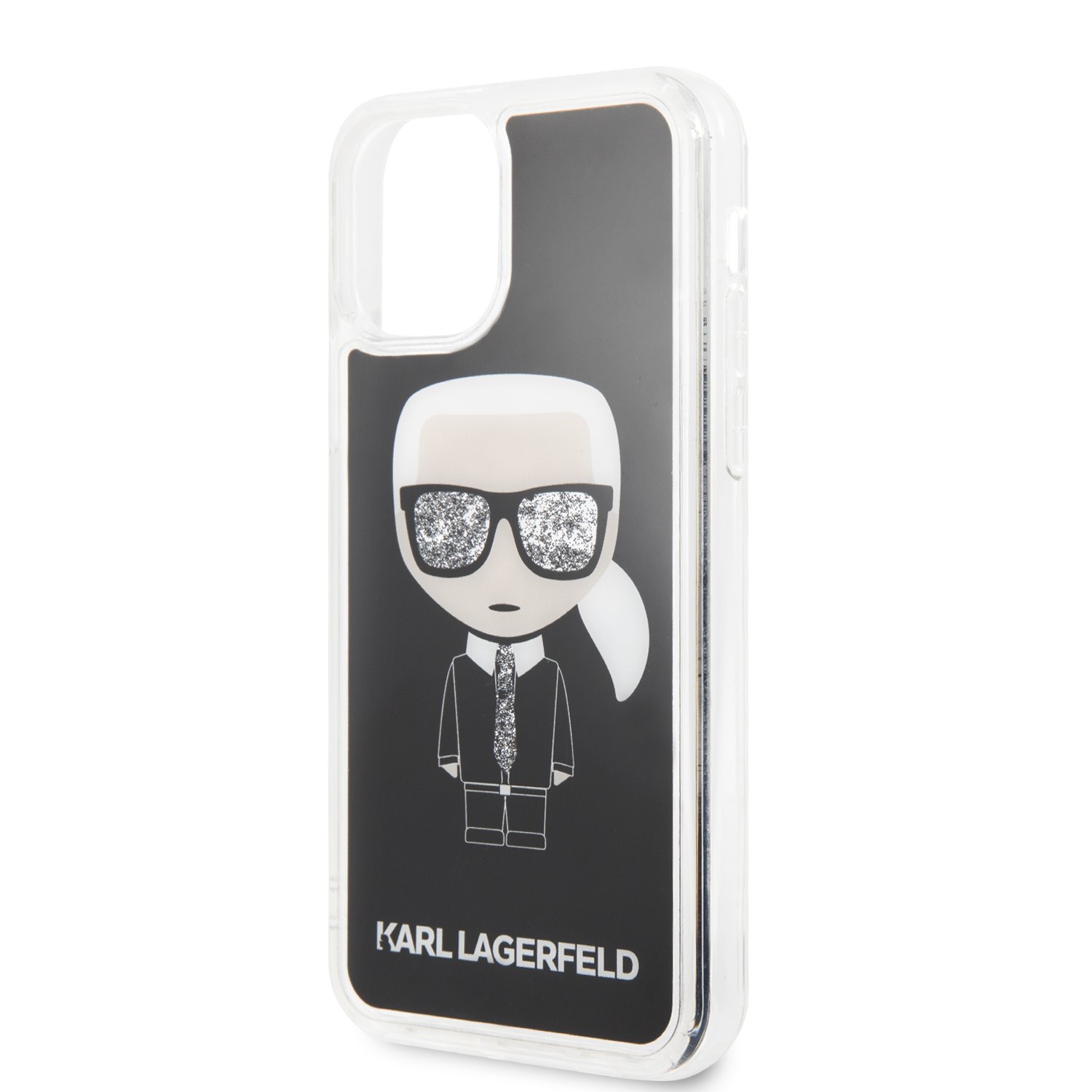 Husa Cover Karl Lagerfeld Glitter pentru Iphone 11 Pro Max KLHCN65ICGBK Black thumb