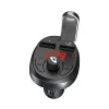 Modulator FM Hoco E41 Bluetooth + Incarcator Auto 2xUsb Negru