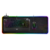Mouse Pad Gaming Spirit of Gamer Skull RGB 80x30x0.3cm Led Multicolor