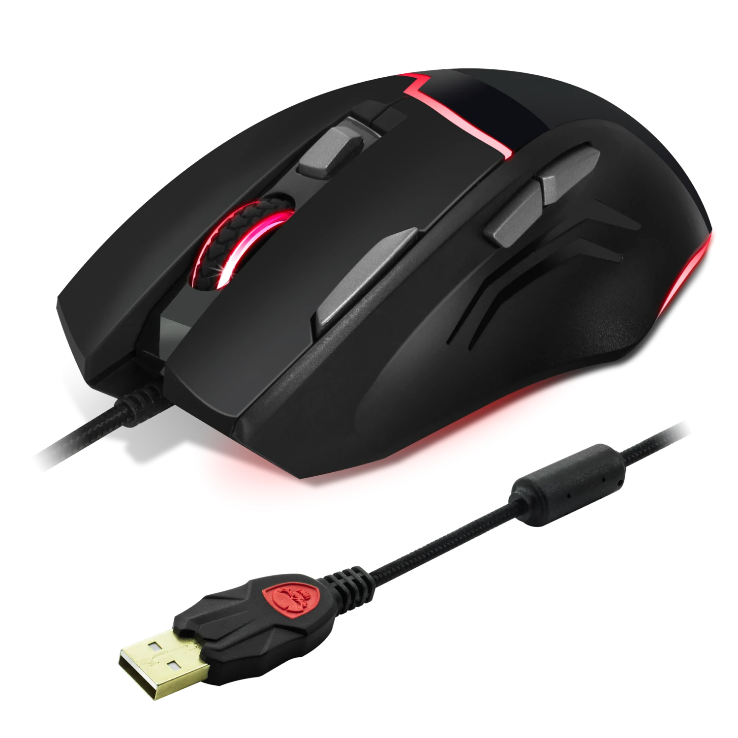 Mouse Gaming Spirit of Gamer M-10 Elite Gaming 4000DPi Optic 7 Butoane Negru thumb