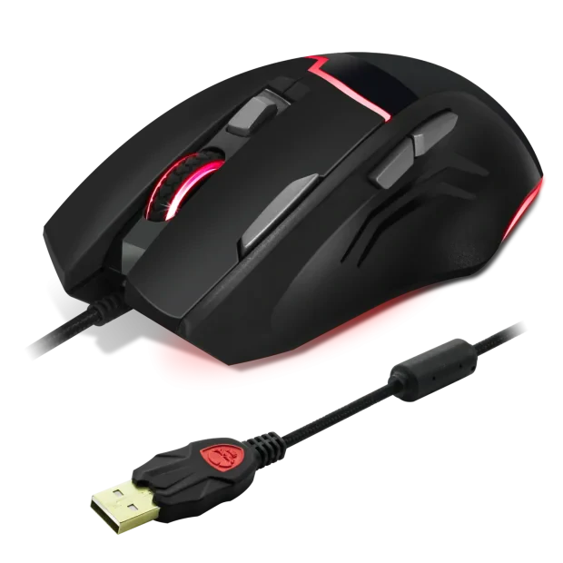 Mouse Gaming Spirit of Gamer M-10 Elite Gaming 4000DPi Optic 7 Butoane Negru