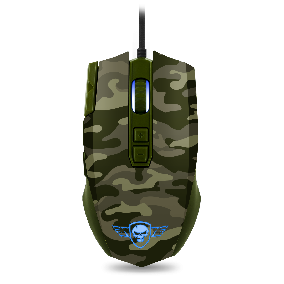 Mouse Gaming Spirit of Gamer M-50 Army Edition Gaming 4000DPi Optic 8 Butoane Negru thumb