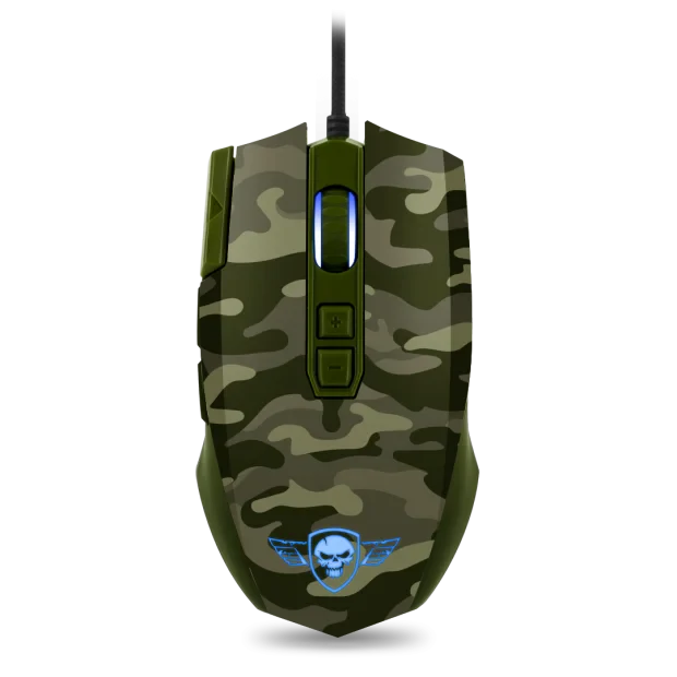 Mouse Gaming Spirit of Gamer M-50 Army Edition Gaming 4000DPi Optic 8 Butoane Negru