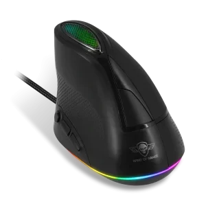 Mouse Gaming Spirit of Gamer M60 Elite Vertical 6500DPi Optic 6 Butoane Negru