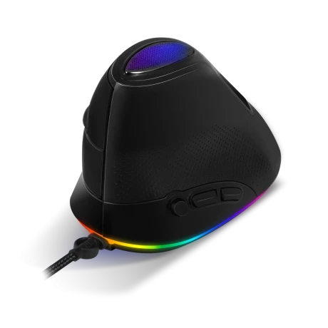 Mouse Gaming Spirit of Gamer M60 Elite Vertical 6500DPi Optic 6 Butoane Negru