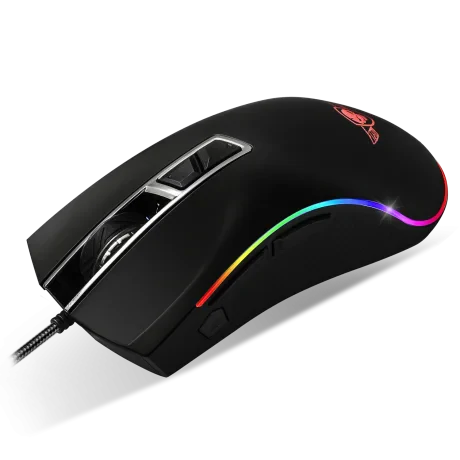 Mouse Gaming Spirit of Gamer RGB Gaming 6400DPi Optic 8 Butoane Multicolor