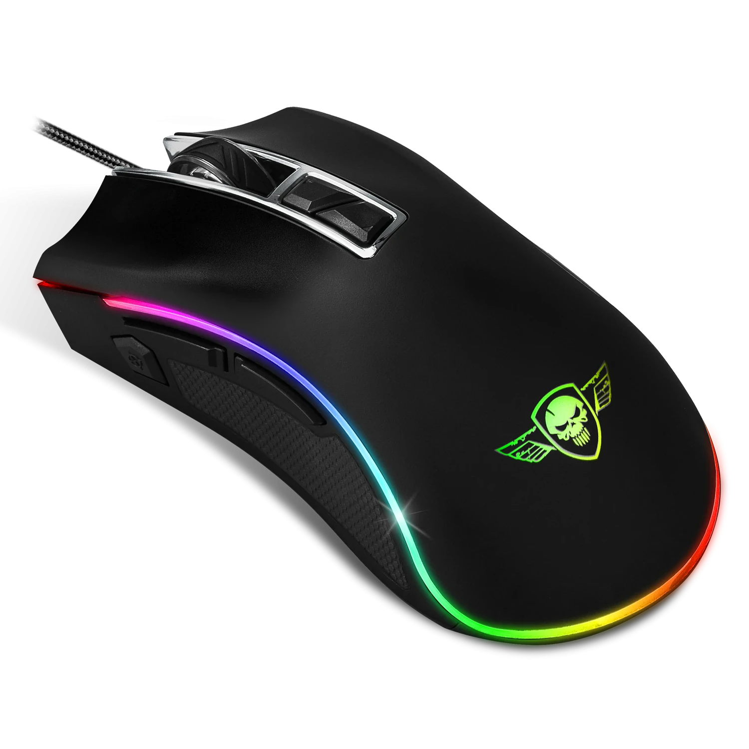 Mouse Gaming Spirit of Gamer RGB Gaming 6400DPi Optic 8 Butoane Multicolor thumb