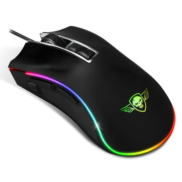 Mouse Gaming Spirit of Gamer RGB Gaming 6400DPi Optic 8 Butoane Multicolor