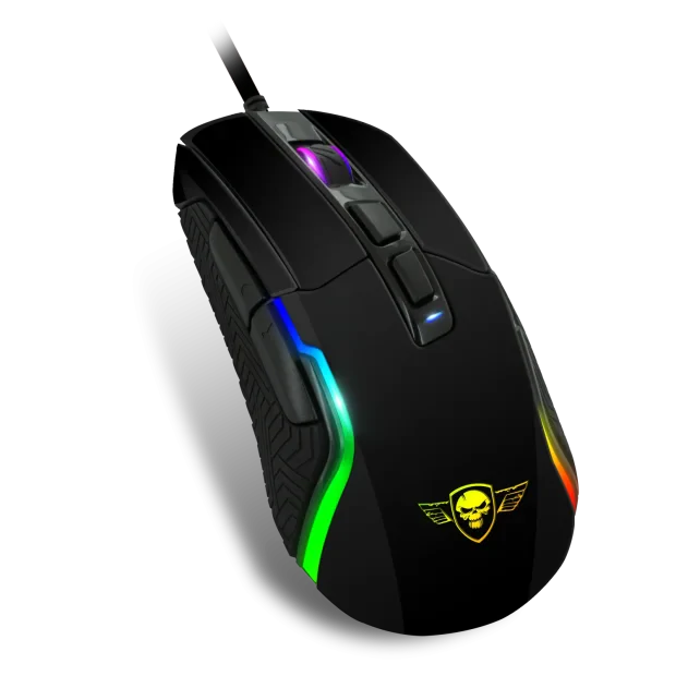 Mouse Gaming Spirit of Gamer Pro-M7 Gaming RGB 4800DPi Optic 7 Butoane Negru