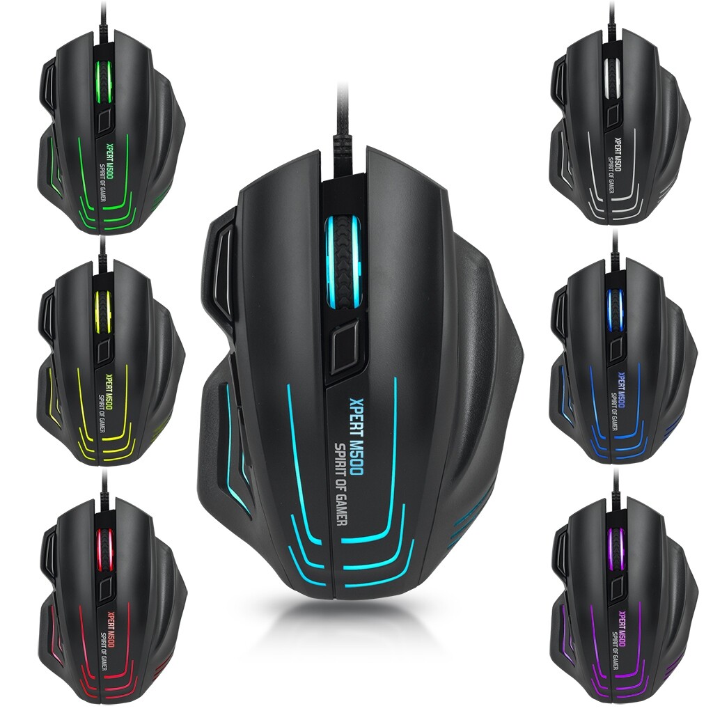Mouse Gaming Spirit of Gamer Xpert M-500 Gaming 8000DPi 7 Butoane Negru thumb