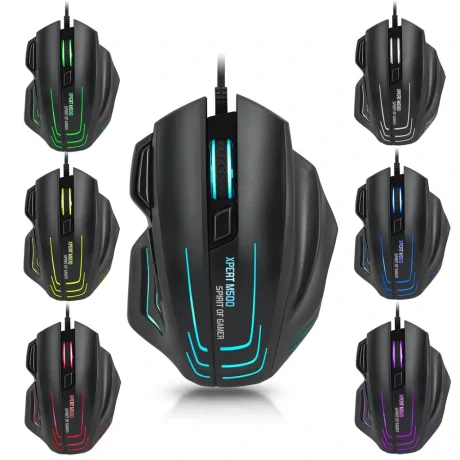 Mouse Gaming Spirit of Gamer Xpert M-500 Gaming 8000DPi 7 Butoane Negru