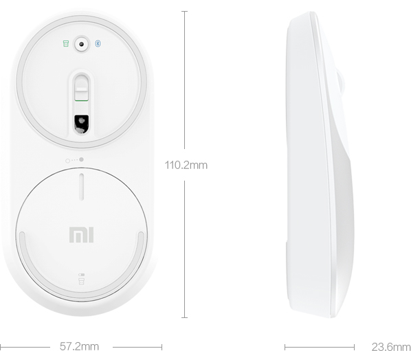 Mouse Wireless Xiaomi 1200 DPi Argintiu thumb
