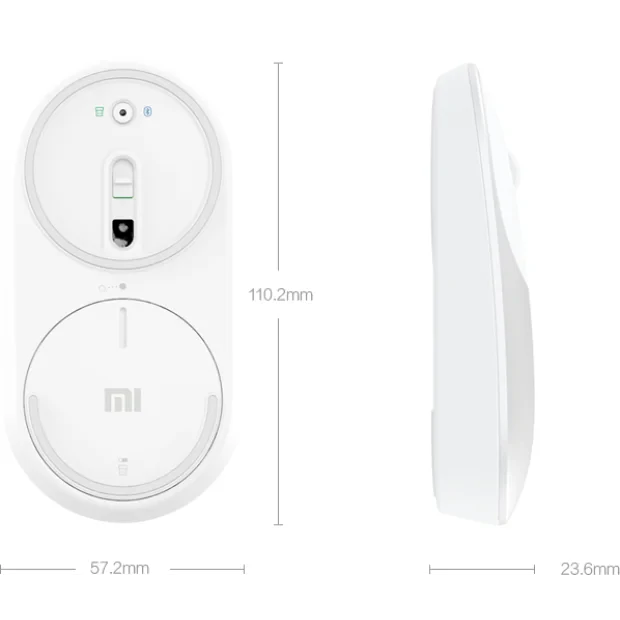 Mouse Wireless Xiaomi 1200 DPi Argintiu