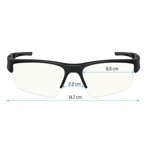 Ochelari Gaming cu Protectie Spirit of Gamer Pro Retina AntiBlue/UV Negru