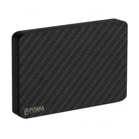 Portofel Magnetic Pitaka MagEZ Modular Fibra Negru