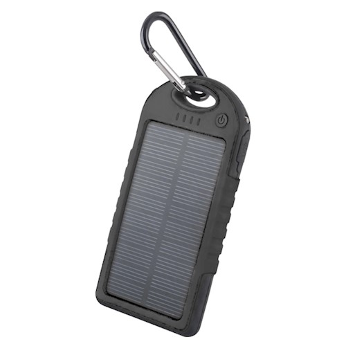 Power Bank Solar 5000 mAh STB-200, Negru thumb