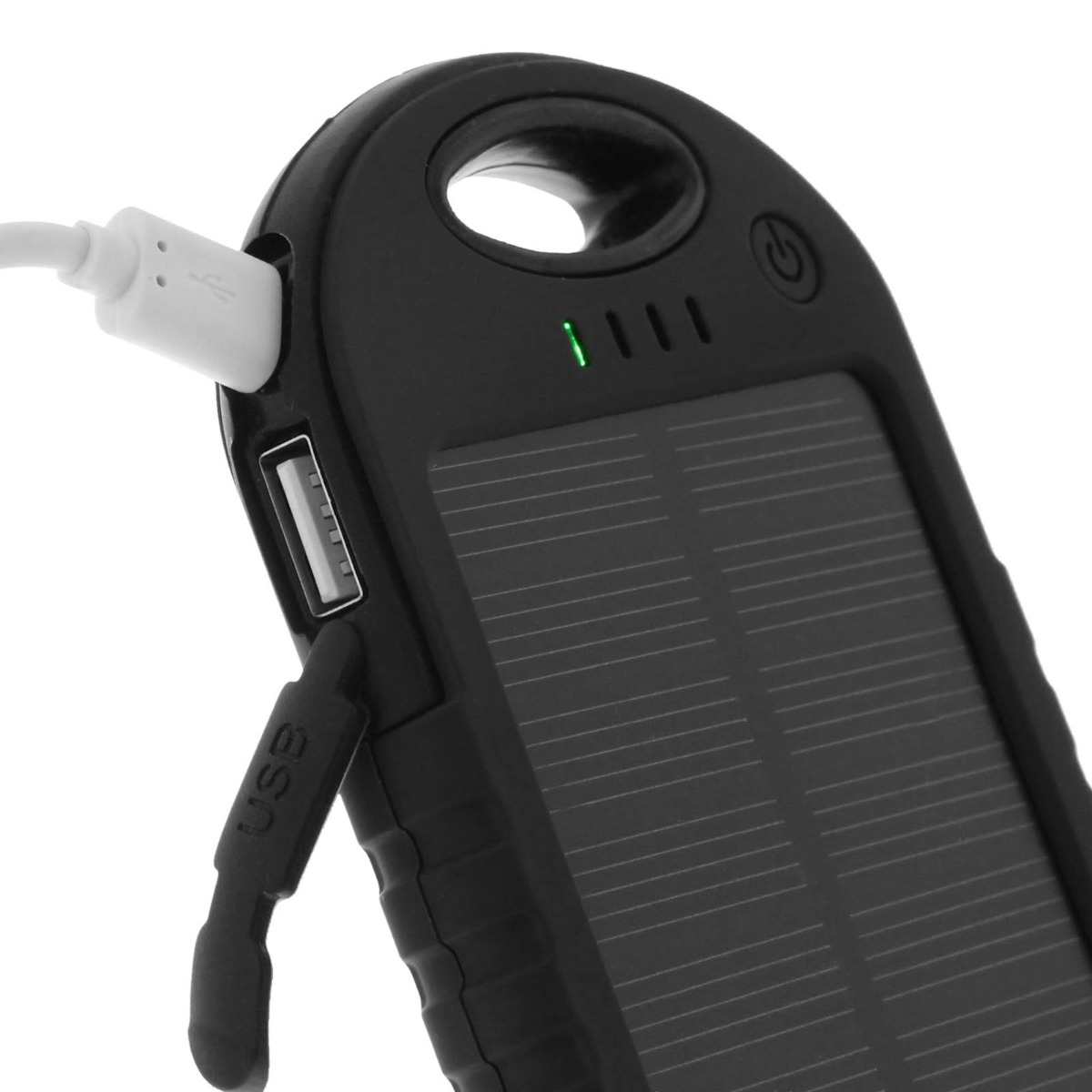 Power Bank Solar 5000 mAh STB-200, Negru thumb