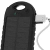 Power Bank Solar 5000 mAh STB-200, Negru