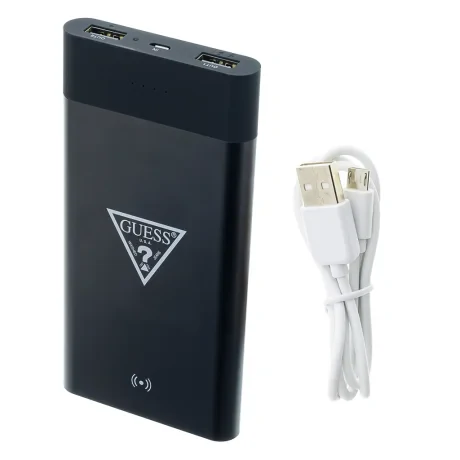 Power Bank Wireless 8000mAh, Guess Negru