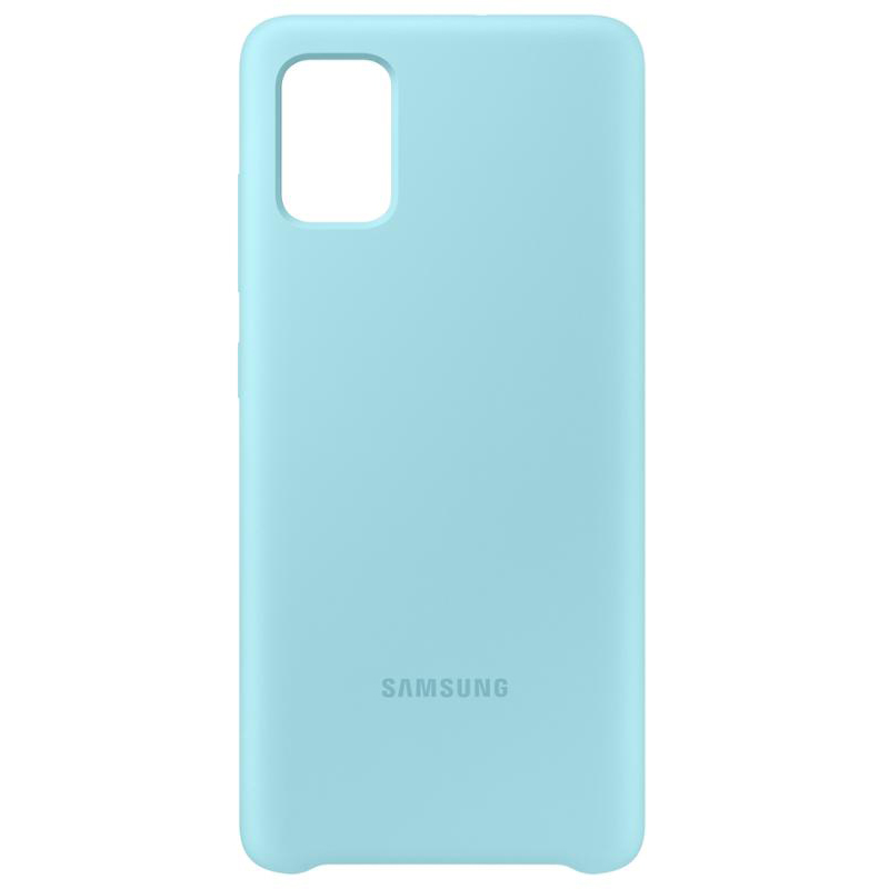 Samsung Husa Originala pt. Galaxy A51 Silicon Cover Albastru thumb