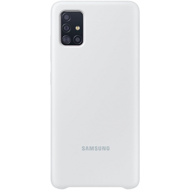 Samsung Husa Originala  Galaxy A71 Silicon Cover, Alb thumb