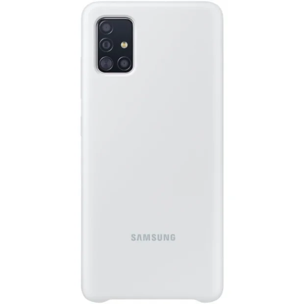 Samsung Husa Originala  Galaxy A71 Silicon Cover, Alb