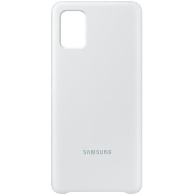 Samsung Husa Originala  Galaxy A71 Silicon Cover, Alb