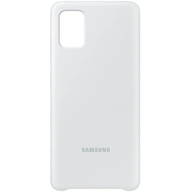 Samsung Husa Originala  Galaxy A71 Silicon Cover, Alb