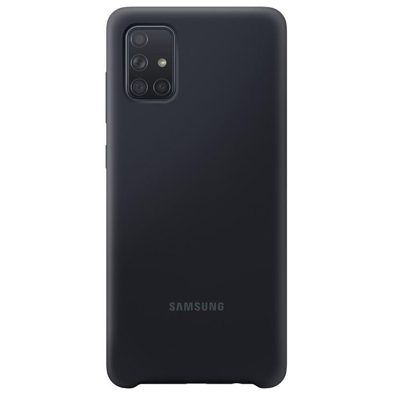 Samsung Husa Originala  Galaxy A71 Silicon Cover Negru thumb