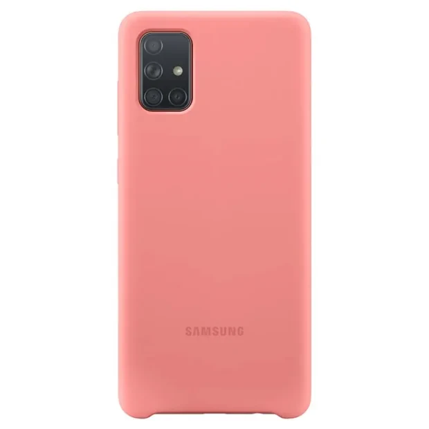 Samsung Husa Originala pt. Galaxy A71 Silicon Cover Roz