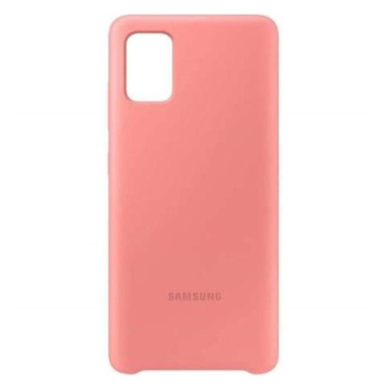 Samsung Husa Originala pt. Galaxy A71 Silicon Cover Roz thumb