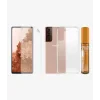 Set Folie+Husa Silicon Slim Panzer pentru Samsung Galaxy S21 Plus Transparent