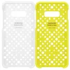 Set Husa Cover Samsung Pattern pentru Samsung Galaxy S10e Alb - Galben